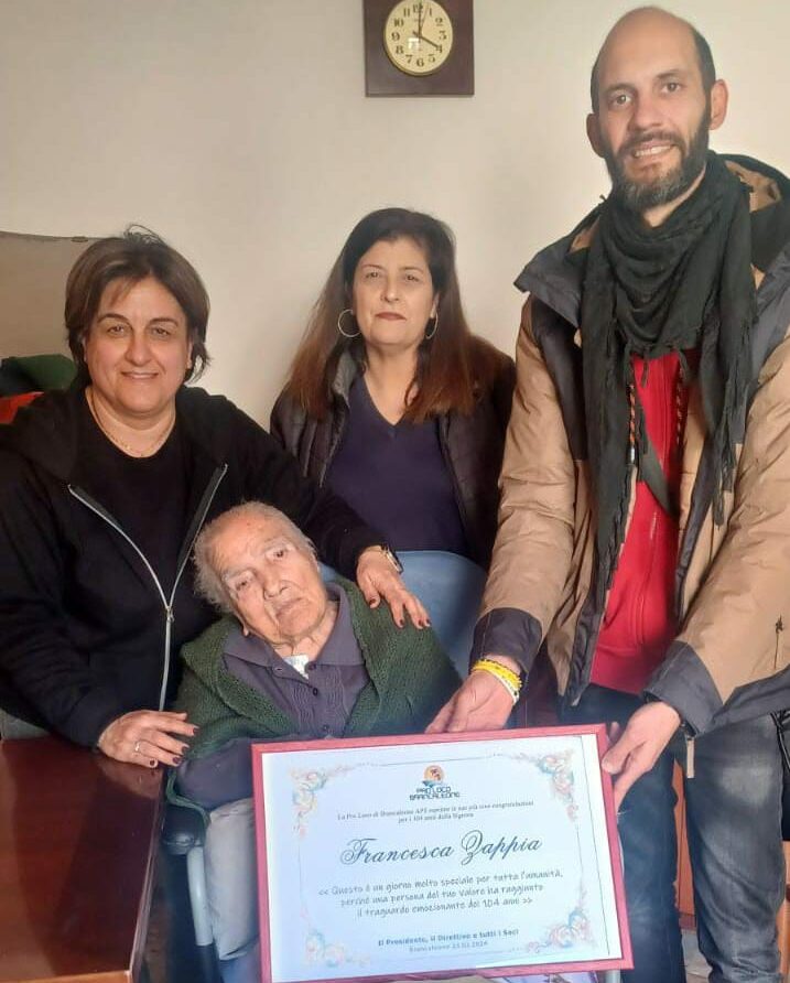 104 anni nonna calabrese