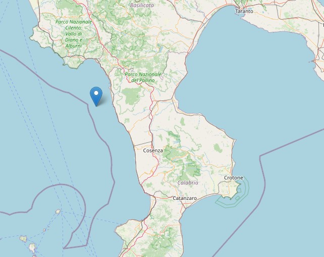 terremoto a cosenza