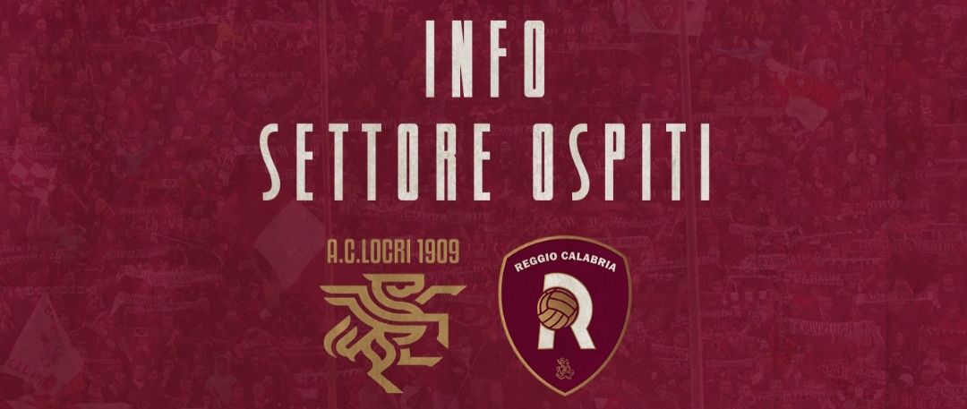 Locri-Reggio Calabria: parte la prevendita dei tagliandi
