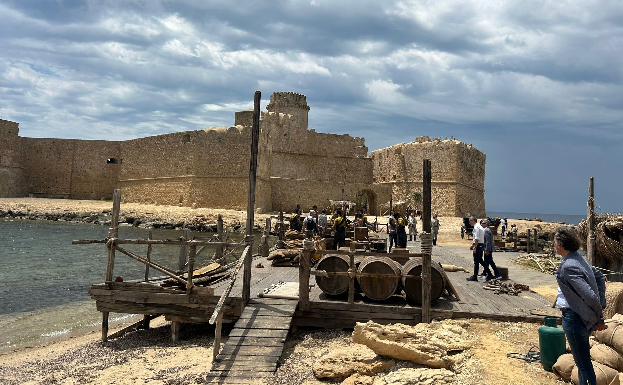 Le Castella, bene il primo ciak delle riprese di Sandokan