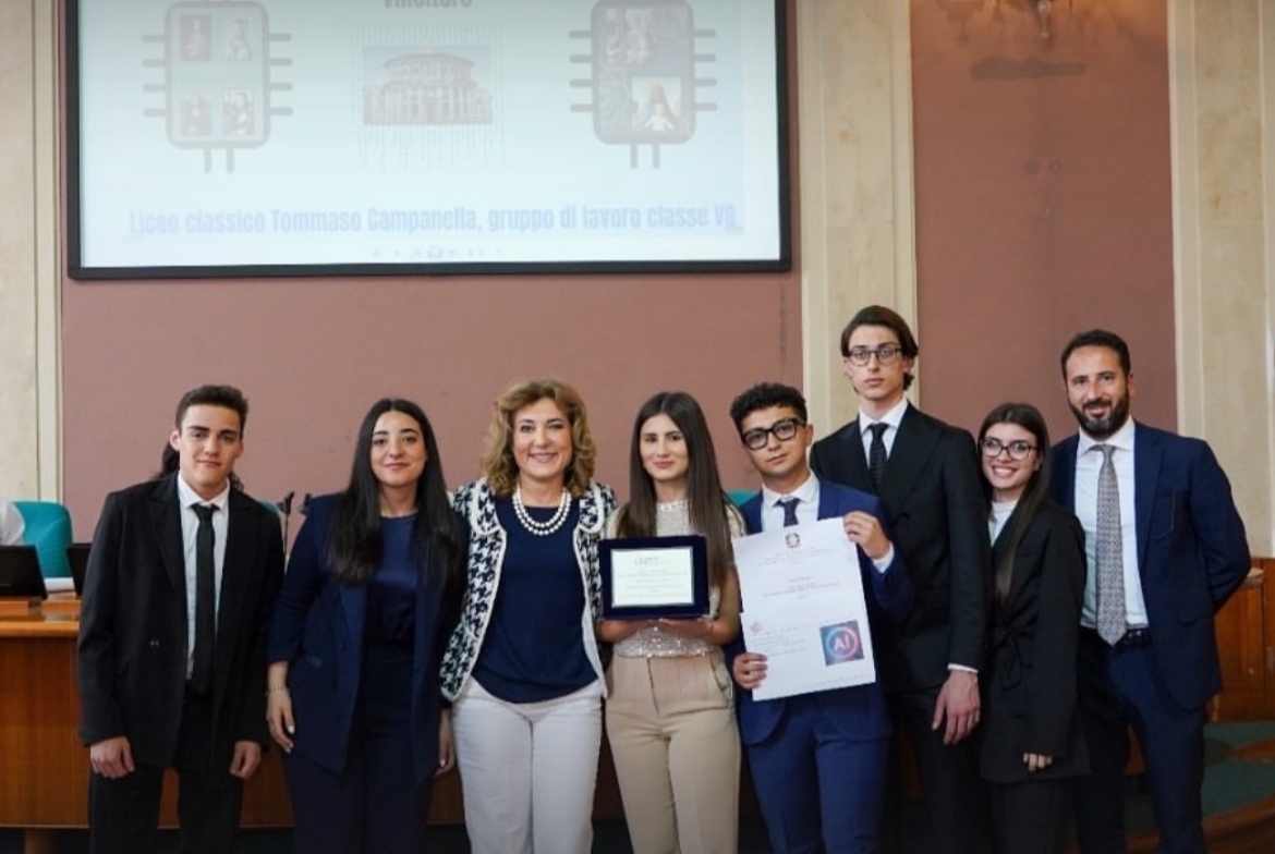 Il Liceo Campanella vince il Concorso “L’IA fra i banchi di scuola”