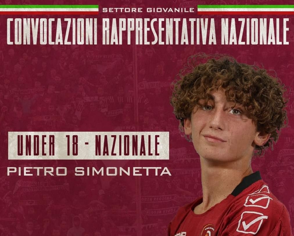 Simonetta convocato nella Rappresentativa Nazionale LND U18