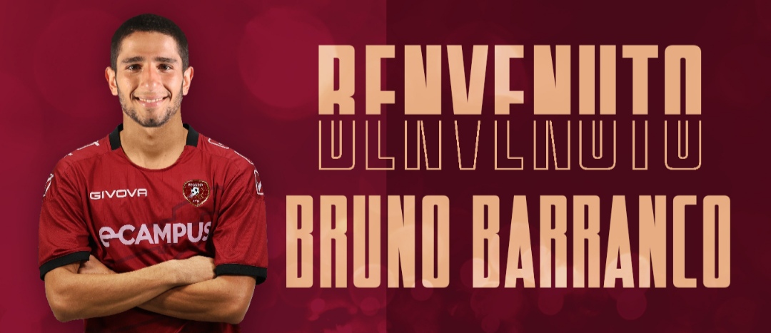 Reggina: Bruno Barranco è un giocatore amaranto