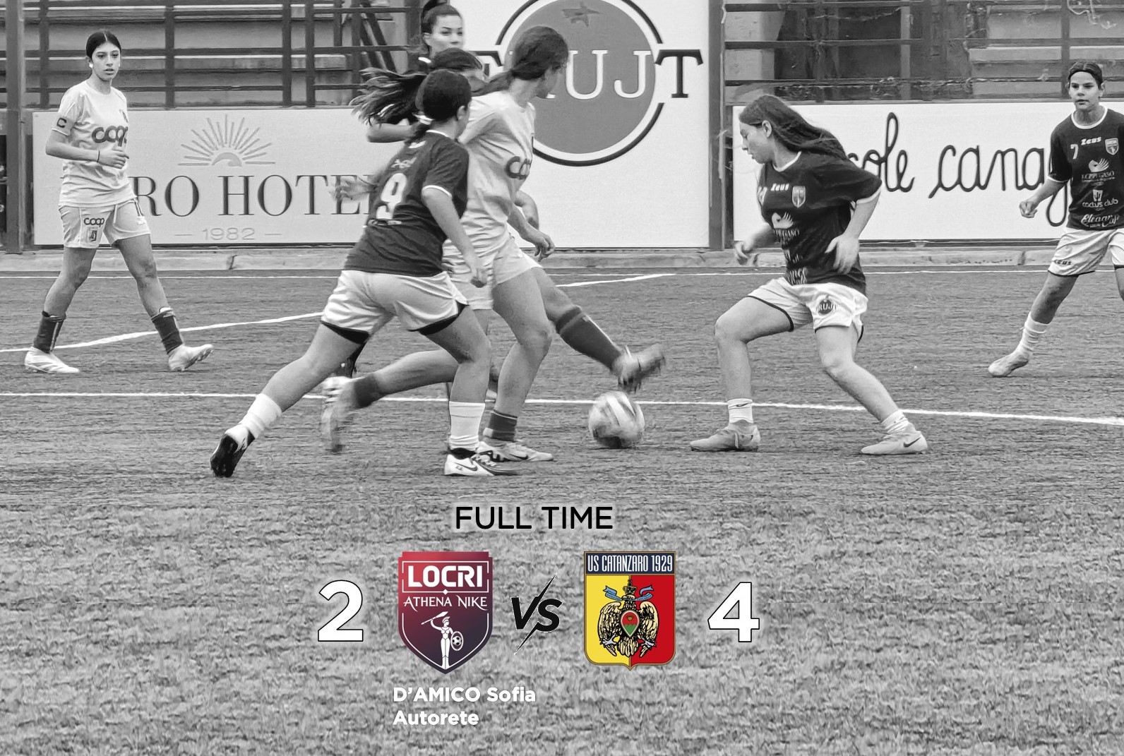 Calcio women Under 15: Athena Nike Locri-US Catanzaro 2-4