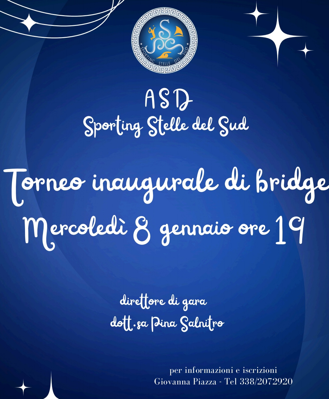 Polisportiva “Sporting Stelle del Sud”: parte la sezione Bridge