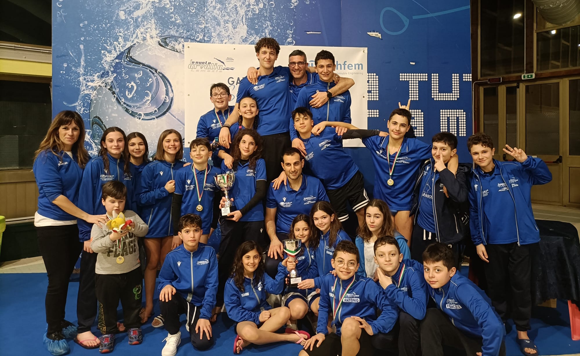 Arvalia Nuoto Lamezia: gli Esordienti più forti della Calabria
