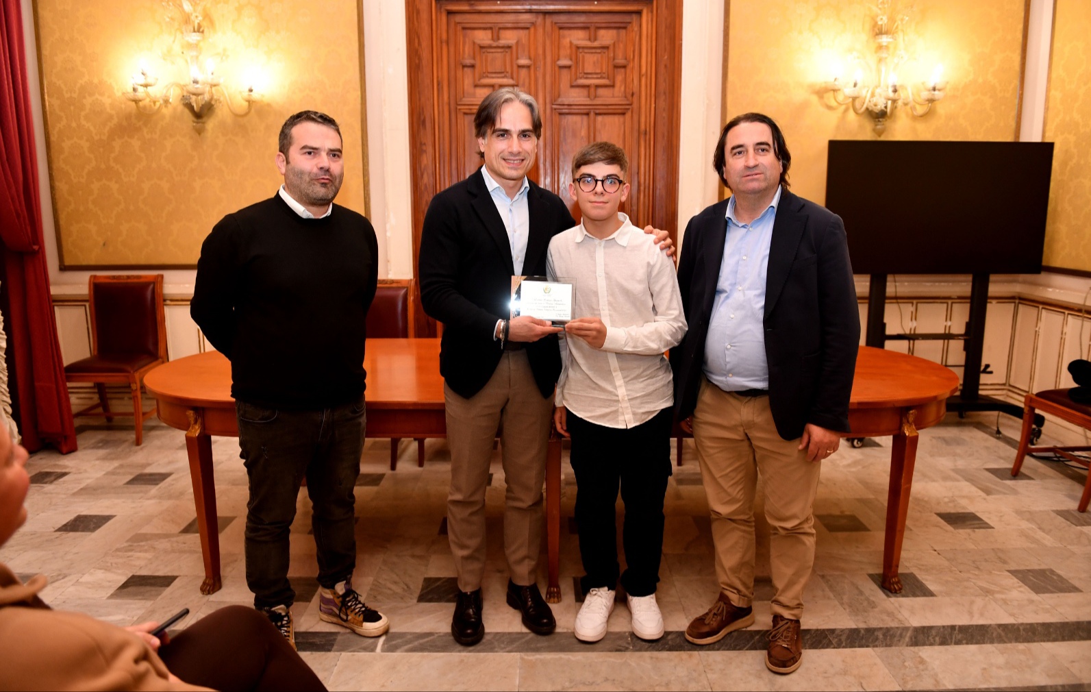 Palazzo San Giorgio premiato il reggino Lorenzo Germolè