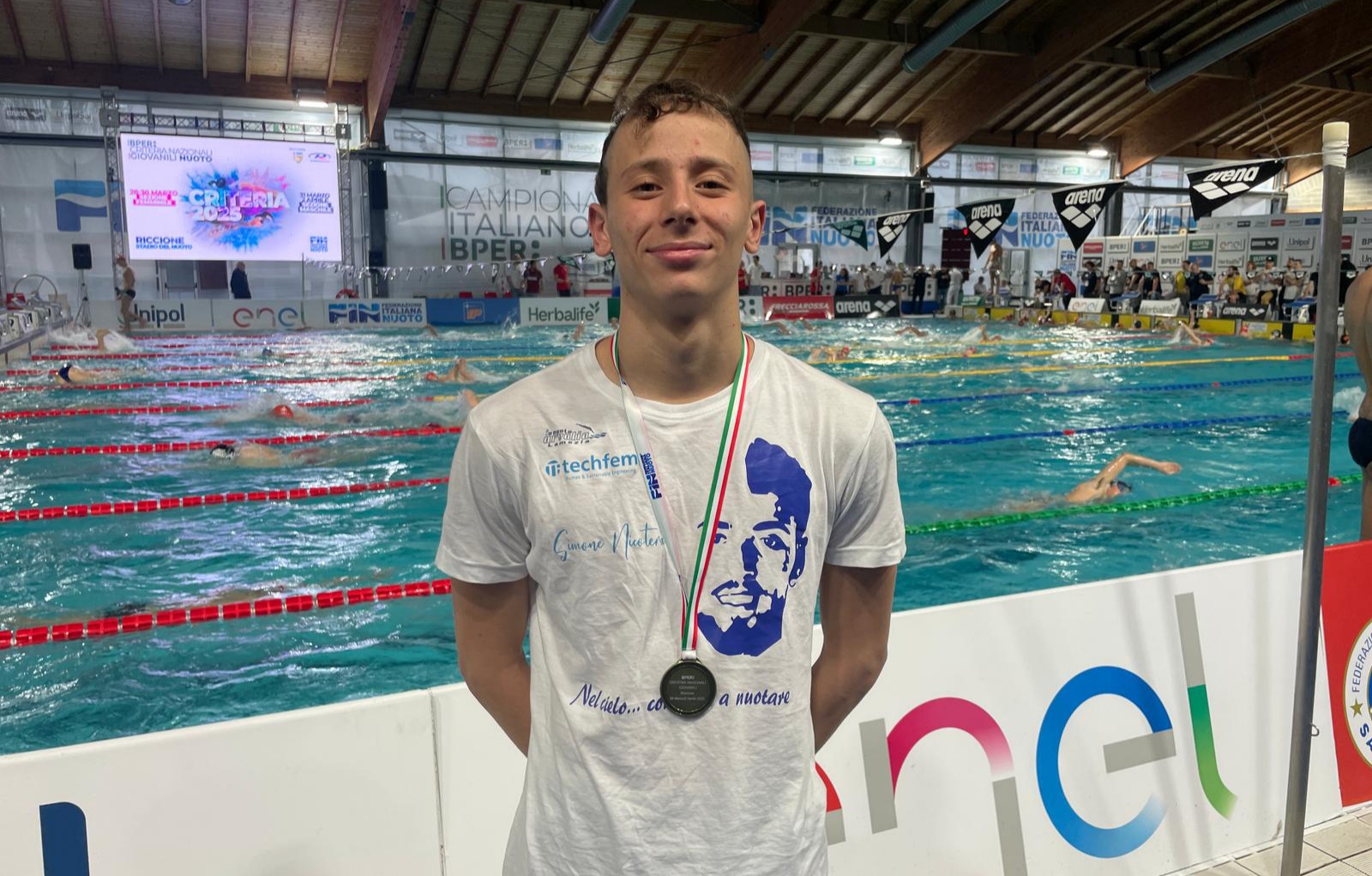Arvalia Nuoto Lamezia: medaglia di bronzo per Daniel Lico