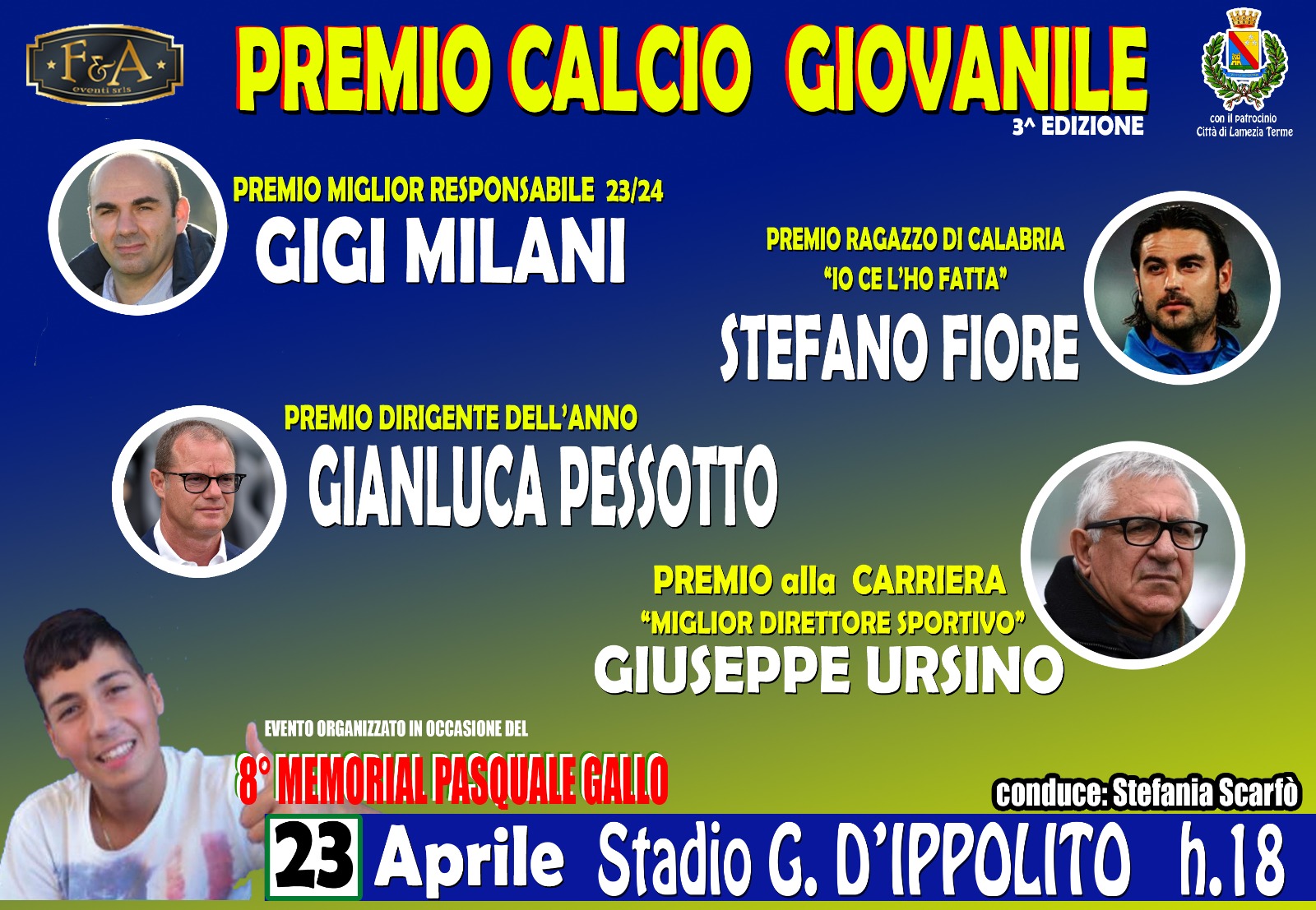 Al via il “Premio Calcio Giovanile” Memorial Pasquale Gallo
