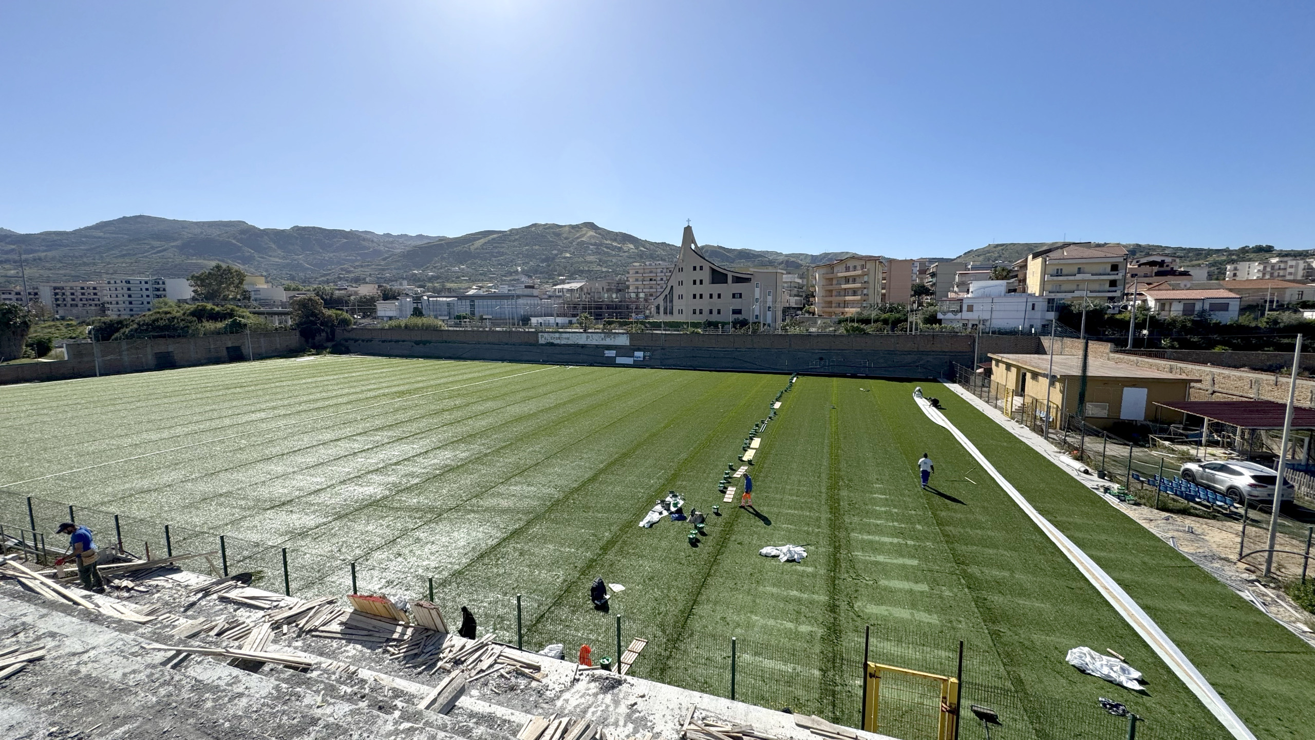 stadio pellaro nuovo look