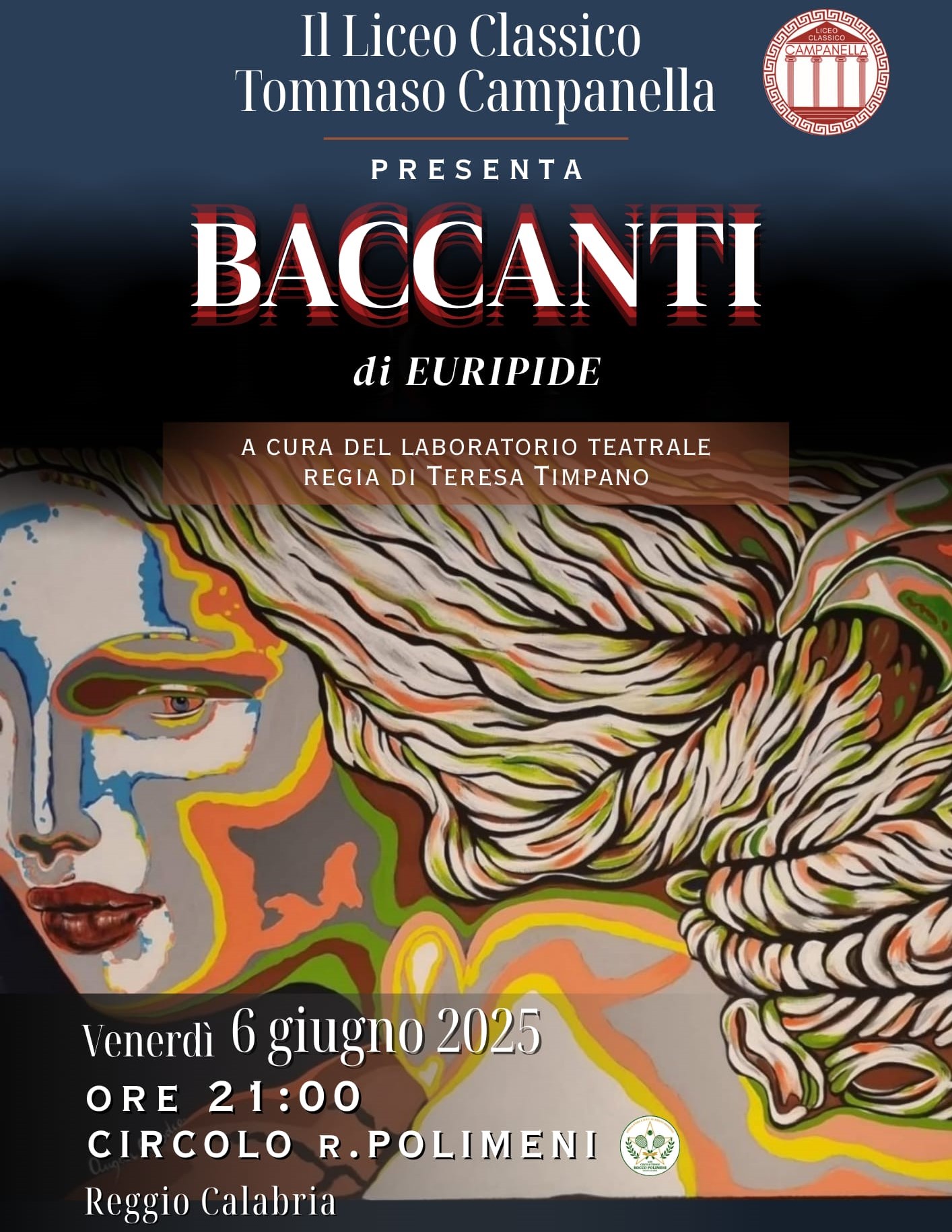 Al Circolo “Polimeni” in scena la tragedia “Baccanti” di Euripide