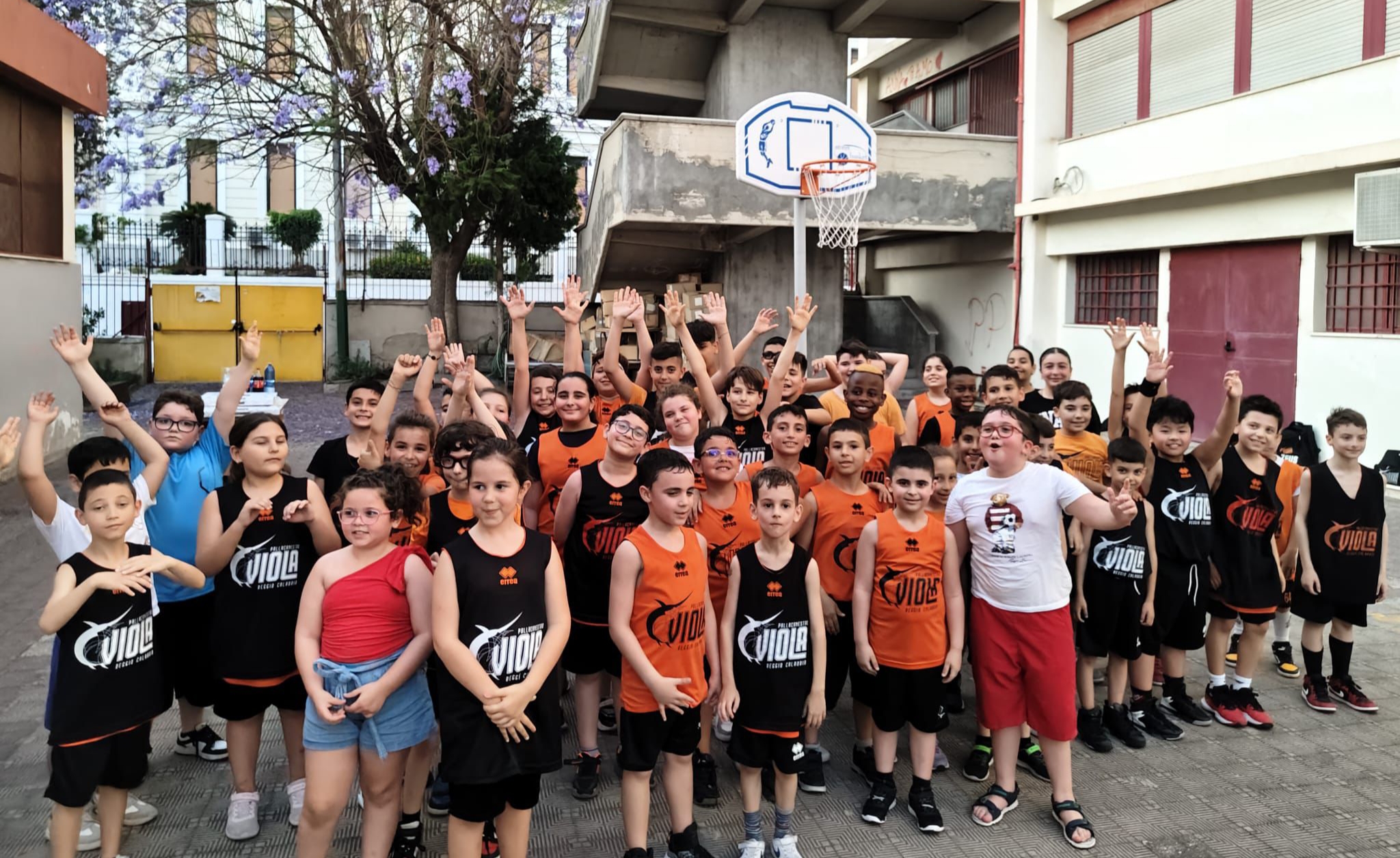 Viola: grande festa di fine stagione per il minibasket neroarancio