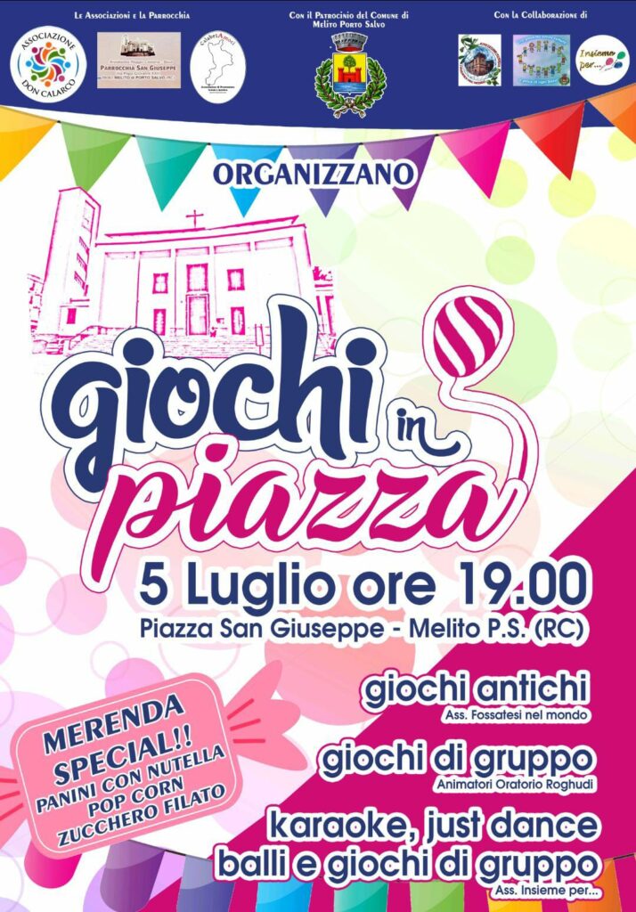 giochi in piazza melito
