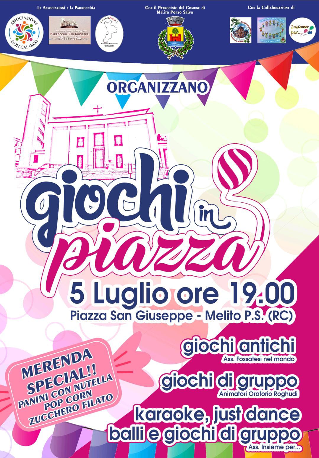 giochi in piazza melito