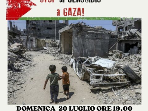 stop al genocidio a Gaza