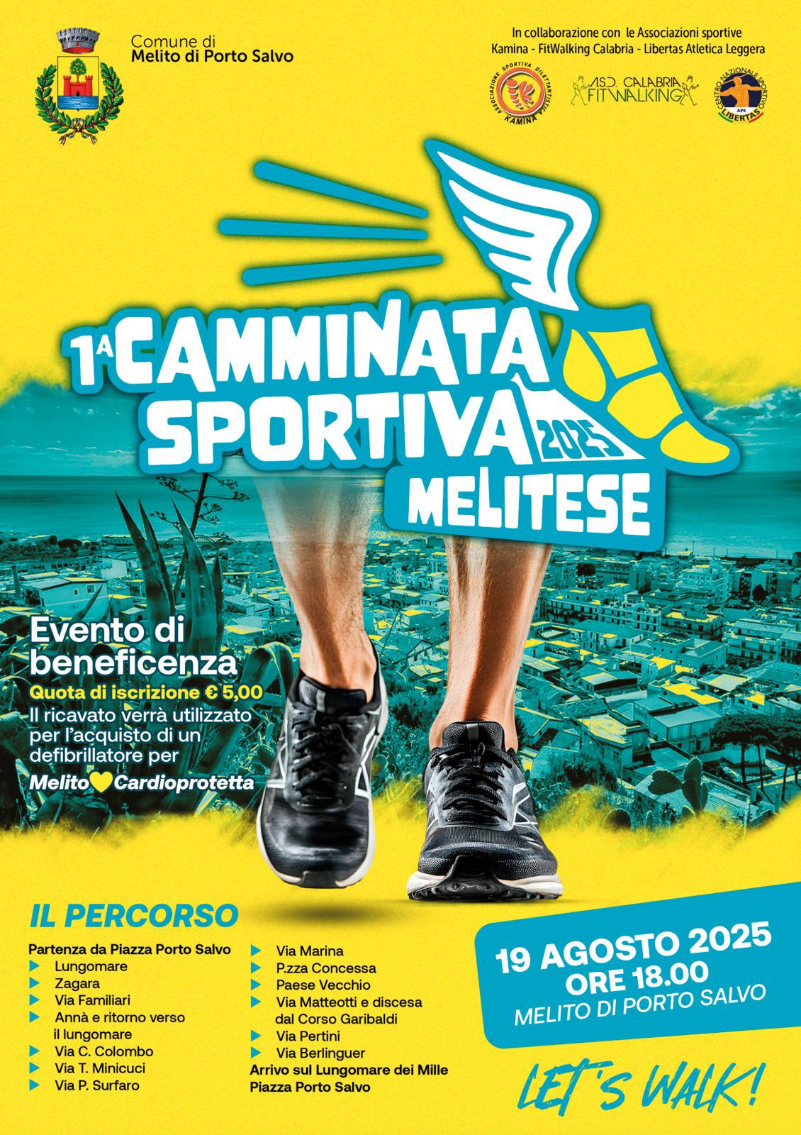 prima camminata sportiva melitese