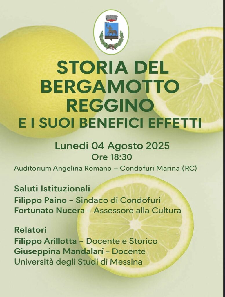 storia del bergamotto reggino