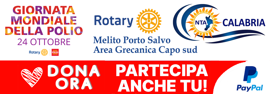 Ntacalabria e Rotary Club Melito insieme contro la Polio