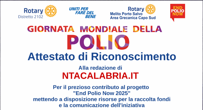 attestato riconoscimento polio 2025 (ntacalabria)