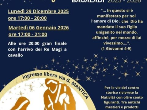 Presepe Vivente Bagaladi 2025 -2026