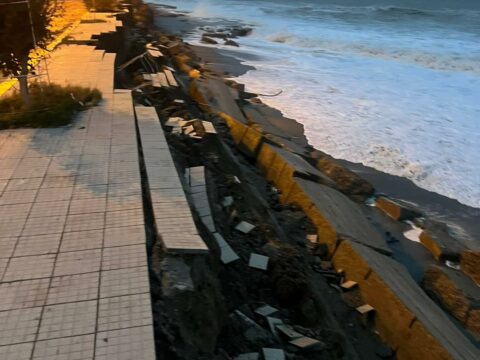 lungomare melito danni