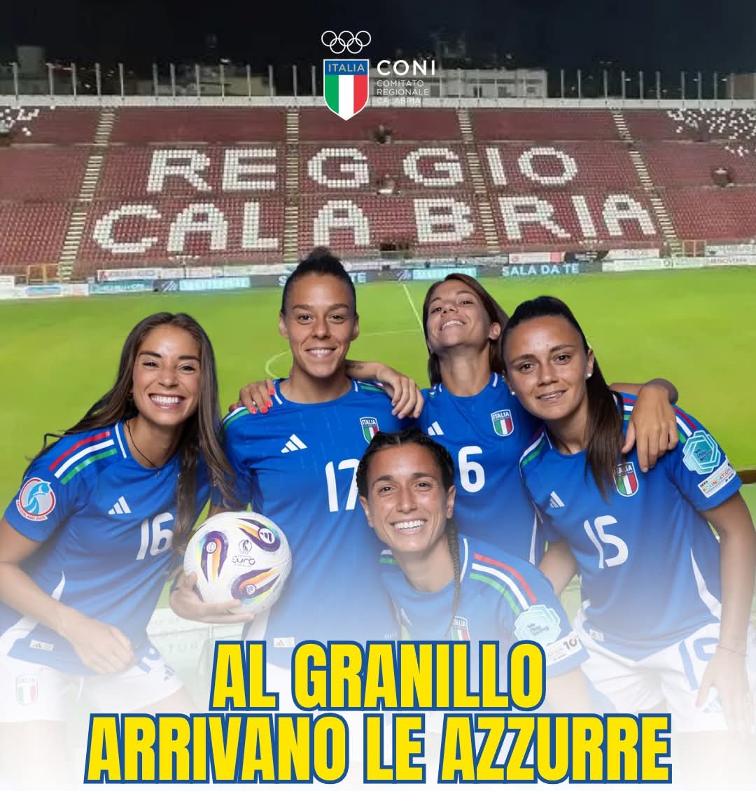 Calcio femminile: la Nazione Azzurra a Reggio Calabria