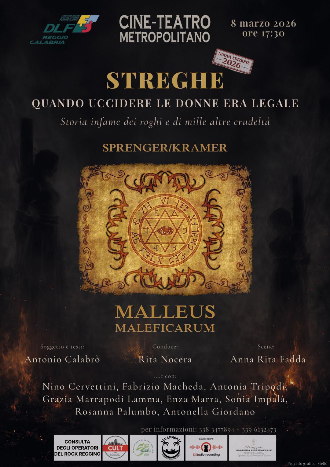 Locandina Streghe 8 marzo CTM