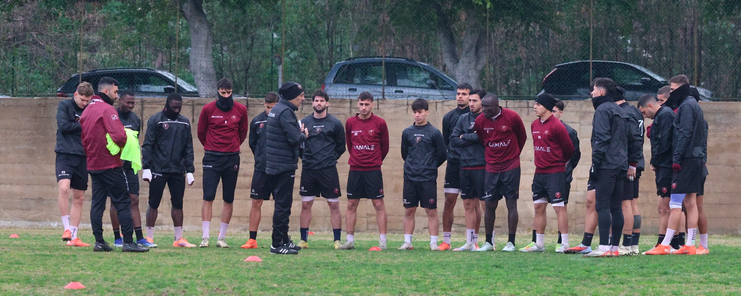 Reggina, programma allenamenti dal 10 al 14 marzo