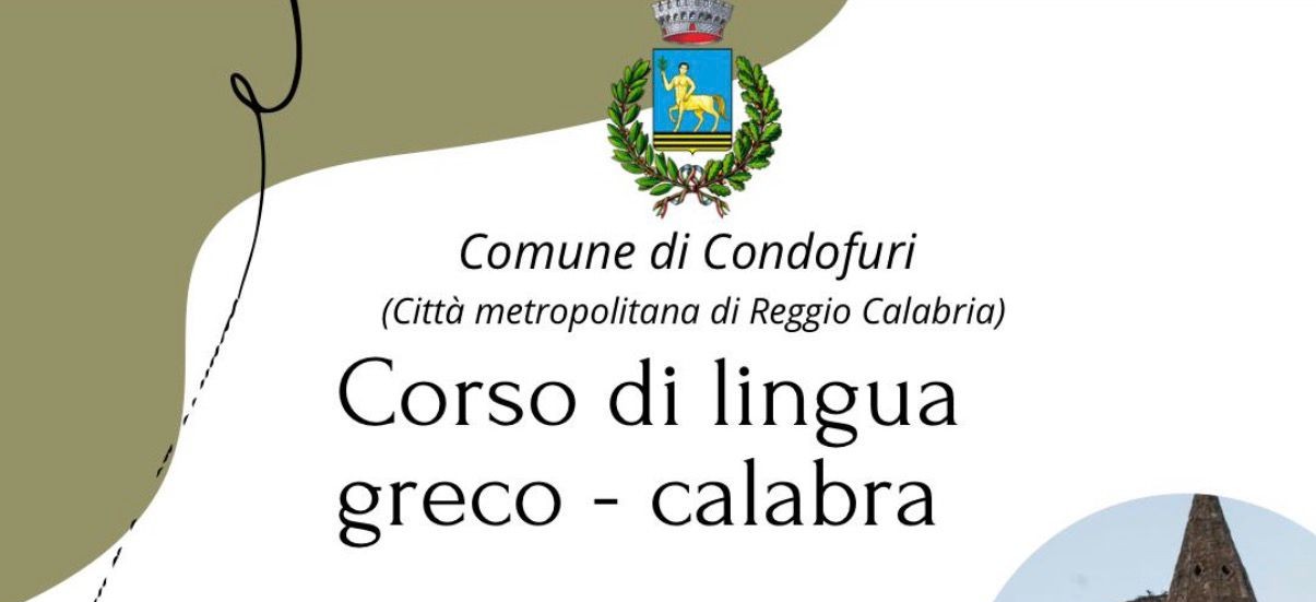 Corso greco-calabra a Condofuri: lezioni da marzo