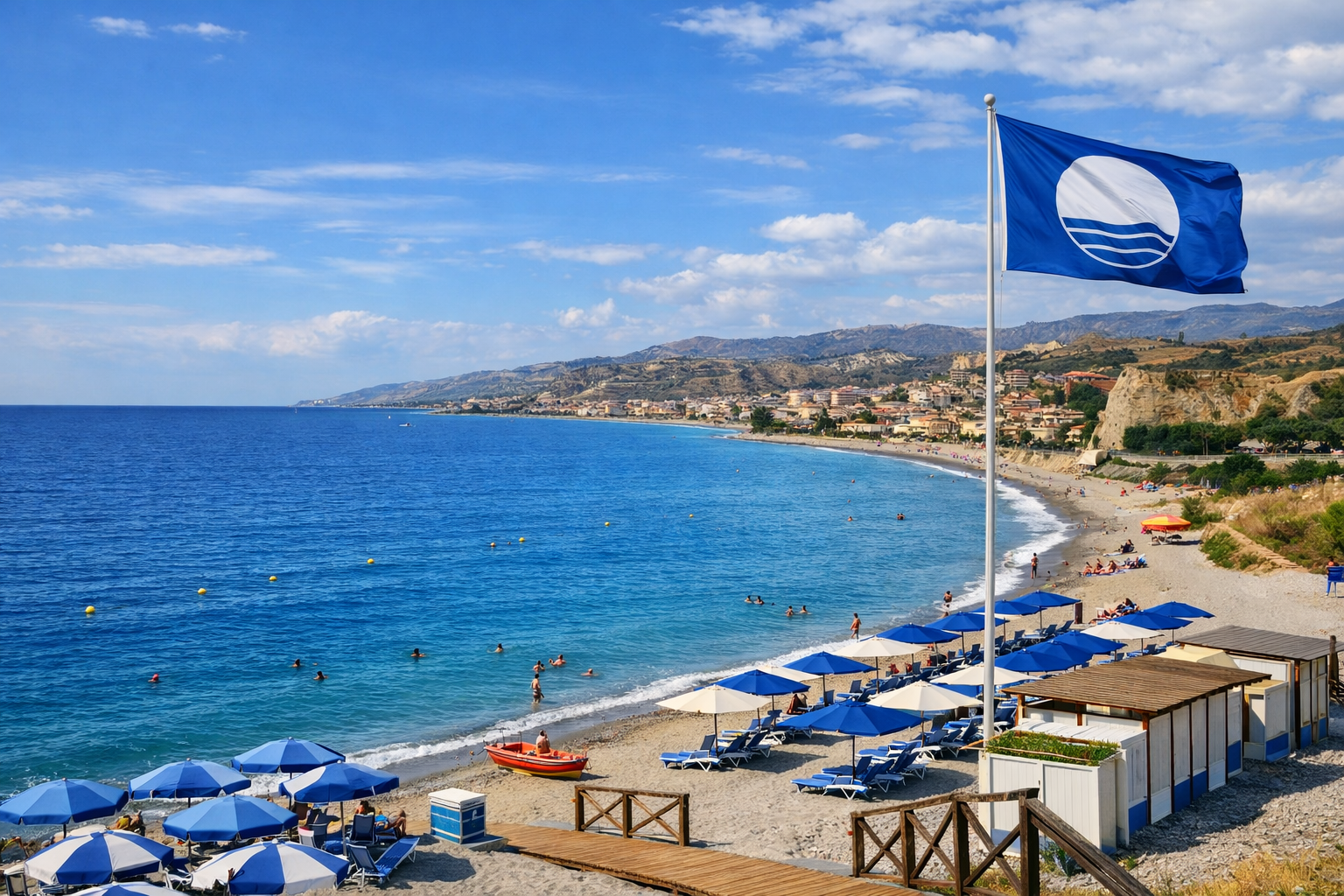 BANDIERE BLU E CALABRIA GRECANICA: CHE BEL MARE, MA CON SERVIZI CARENTI I TURISTI NON VENGONO