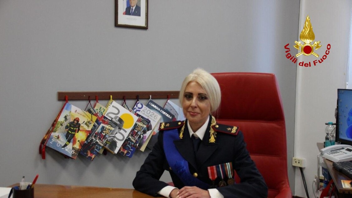 Nuovo comandante vigili del fuoco Campobasso: Raffaella Pezzimenti