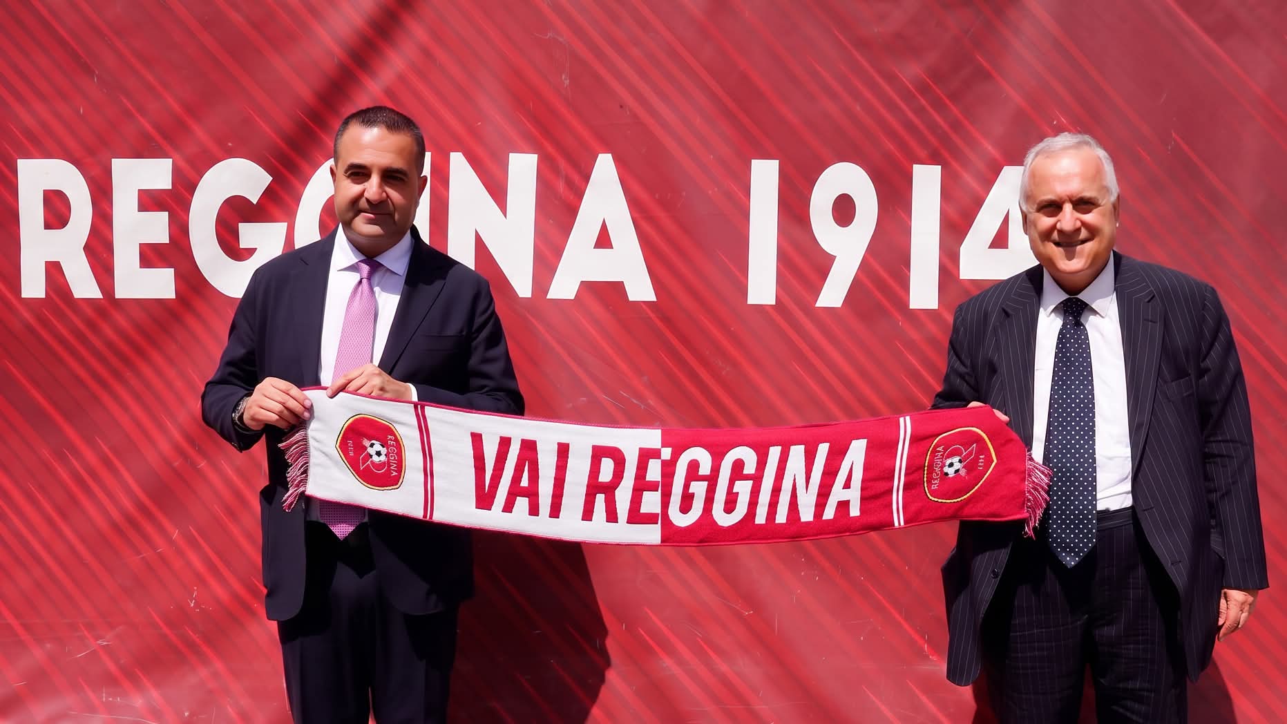 Reggina, Lotito è arrivato a Reggio Calabria