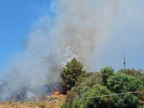 incendio melito porto salvo