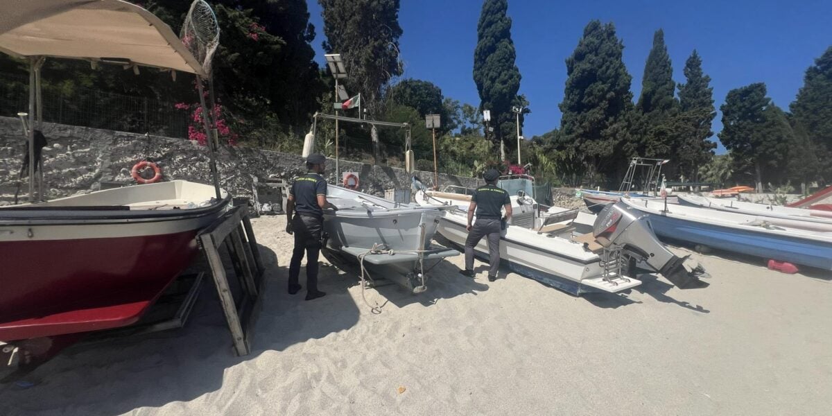 Briatico: sequestro imbarcazioni demanio marittimo abusivo