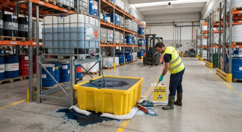 sversamenti sul lavoro
