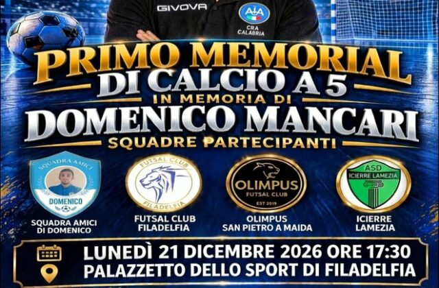Filadelfia ospita il memorial di calcio a 5