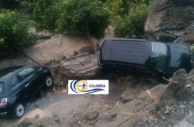 Maltempo Melito Porto Salvo, crolla muro a Prunella