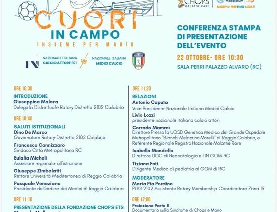 Reggio Calabria unisce sport e medicina per Mario