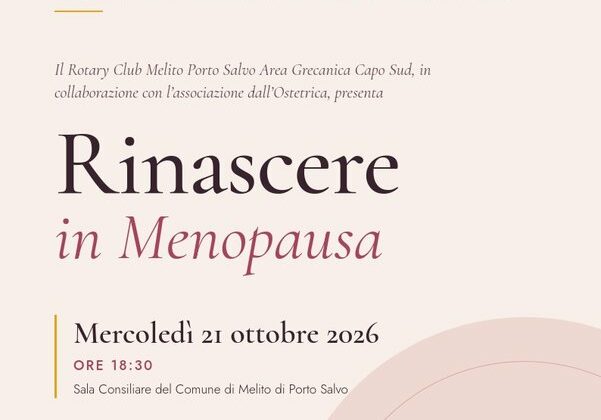 A Melito Porto Salvo un incontro sulla menopausa