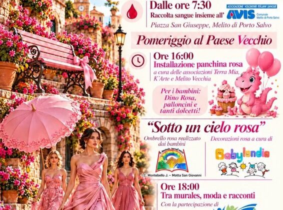 Melito Vecchia si veste di rosa tra arte e solidarietà