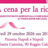 Pizza solidarietà ricerca, ottobre rosa a Reggio Calabria