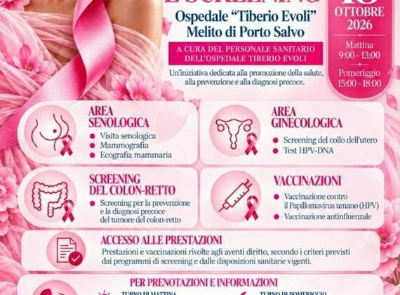 Ottobre Rosa a Melito Porto Salvo per la prevenzione