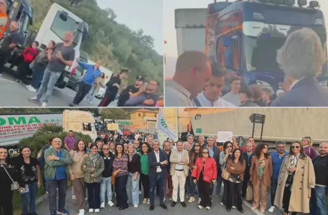 Protesta tir nel Cosentino, si attende Salvini da Milano