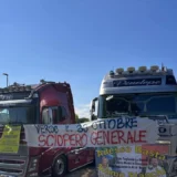 A Cosenza scaffali vuoti per la protesta tir