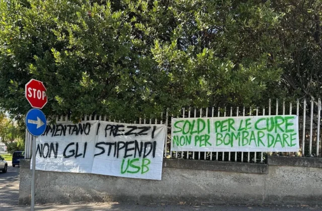 A Lamezia Terme sciopero generale Usb davanti all’ospedale