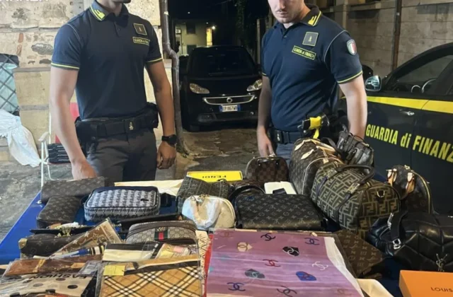 Vibo Valentia, sequestrate 100 borse con marchi taroccati